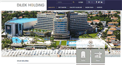 Desktop Screenshot of dilekholding.com
