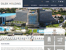 Tablet Screenshot of dilekholding.com
